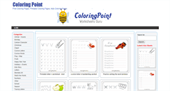 Desktop Screenshot of coloringpoint.com